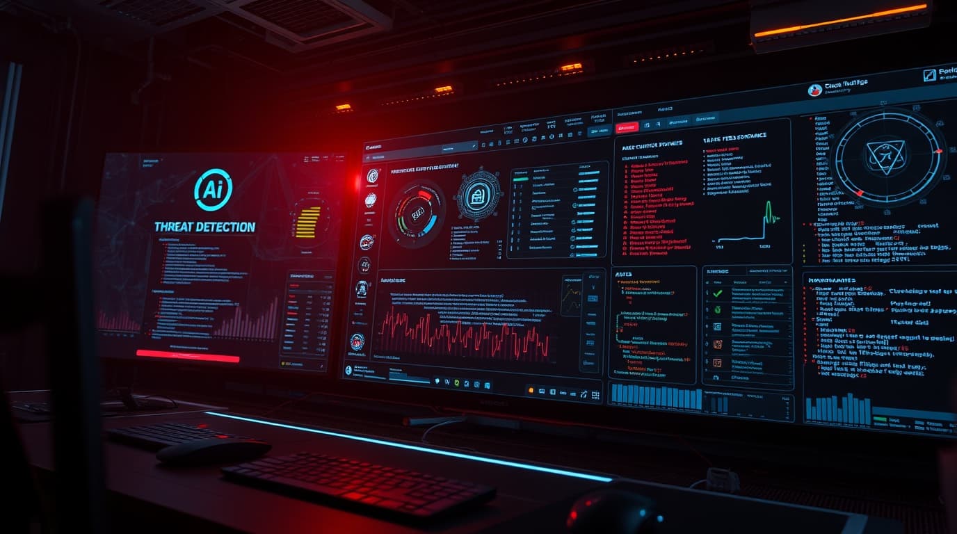AI detecting cyber threats in real-time