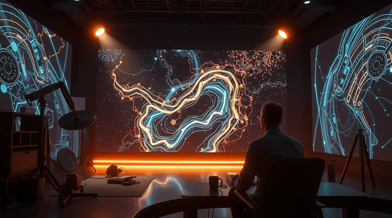 Colorful AI-generated digital art	