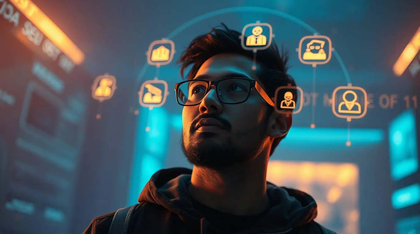 A freelancer using AI tools
