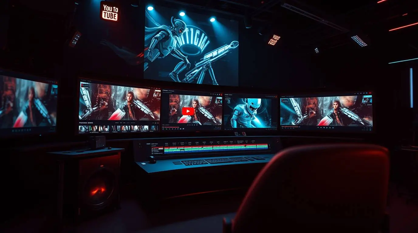 Editing video timeline with AI help